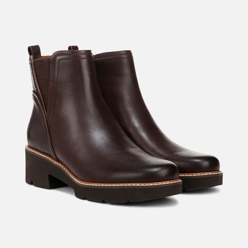 Naturalizer Darry Bootie - Dark Brown Leather Naturalizer Darry Bootie - Dark Brown Leather