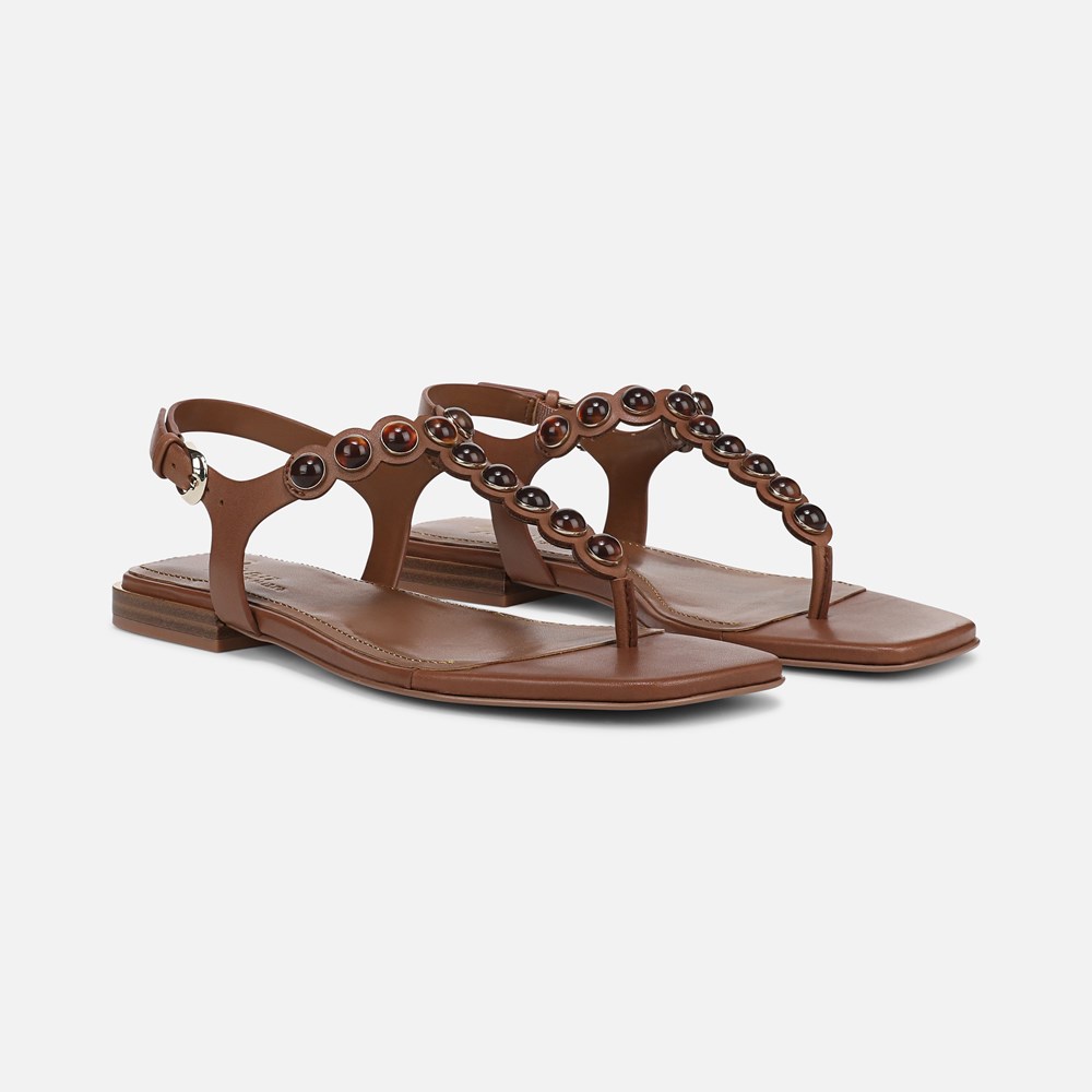 Naturalizer 27 EDIT Nara Sandal - English Tea Brown Leather Naturalizer 27 EDIT Nara Sandal - English Tea Brown Leather
