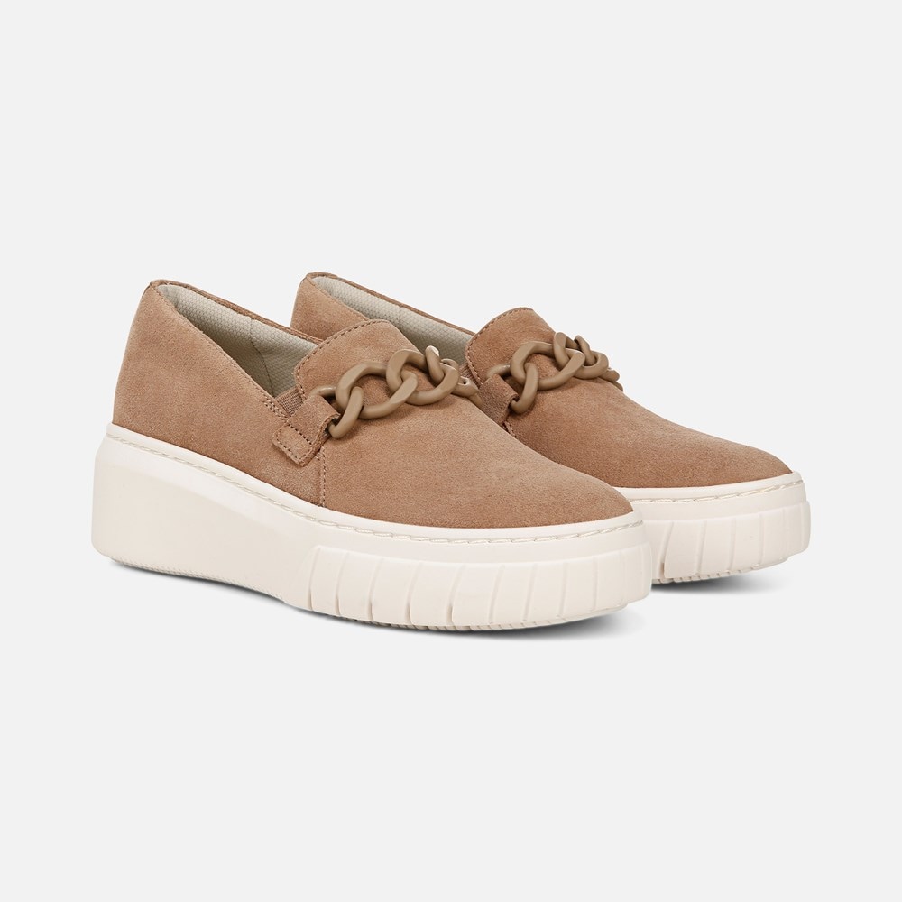 Naturalizer Daphne Slip on Sneaker - Camel Brown Suede Naturalizer Daphne Slip on Sneaker - Camel Brown Suede